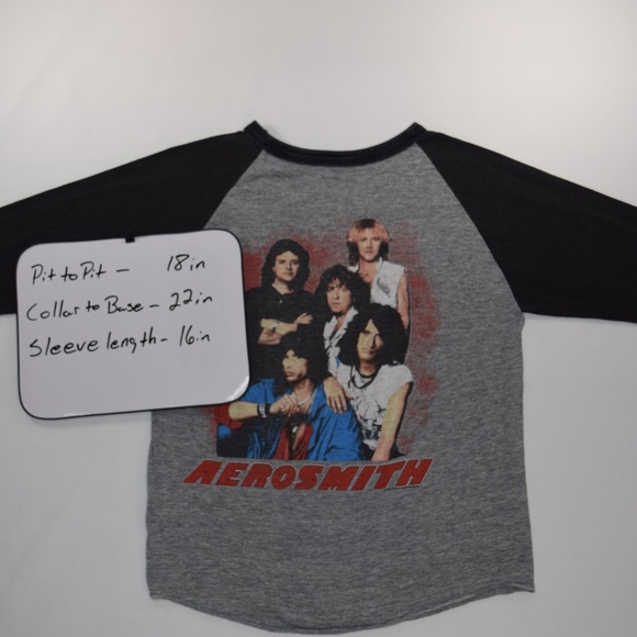Vintage Super Rare Aerosmith 1984-85 Tour Shirt - Picture 4 of 8